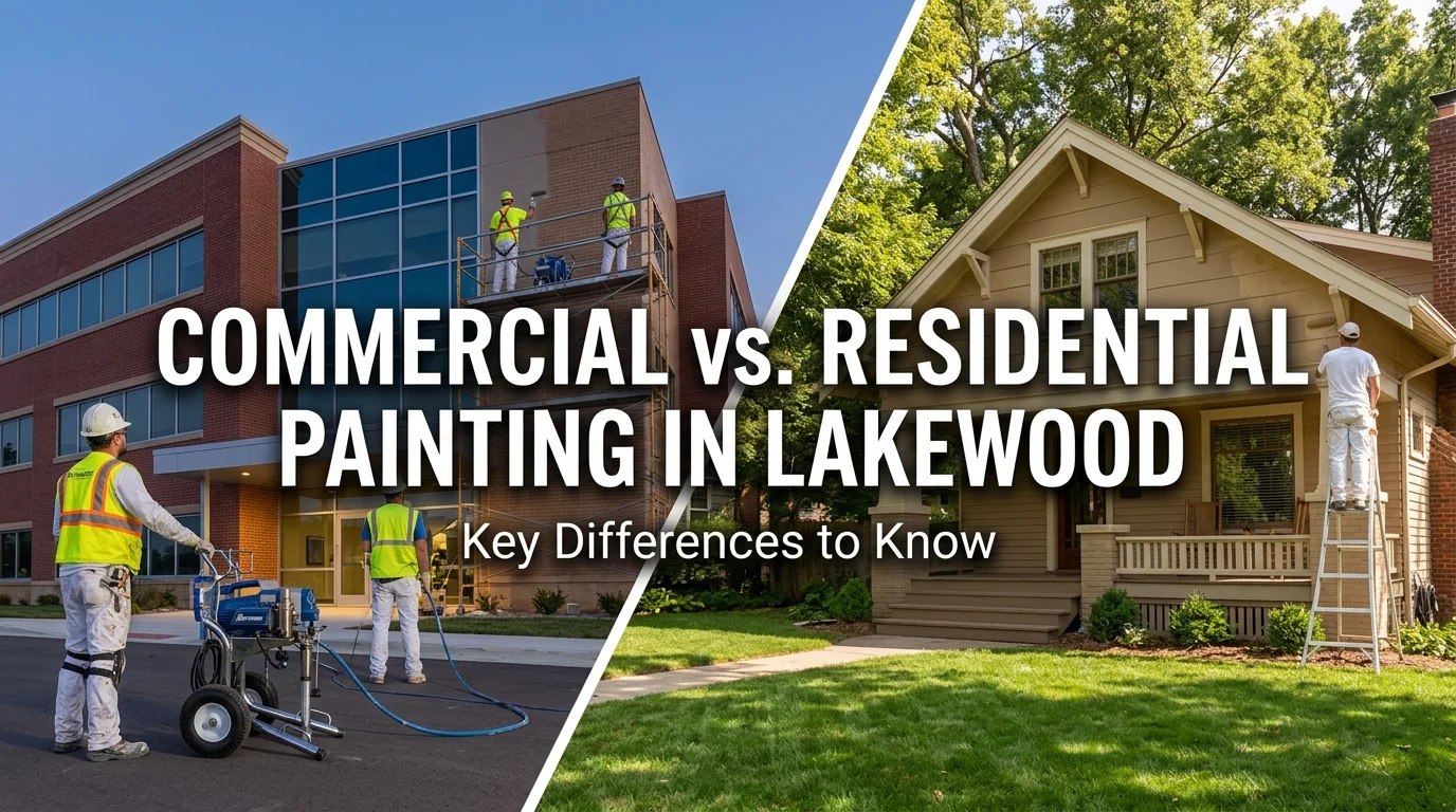 commercial vs residential painting