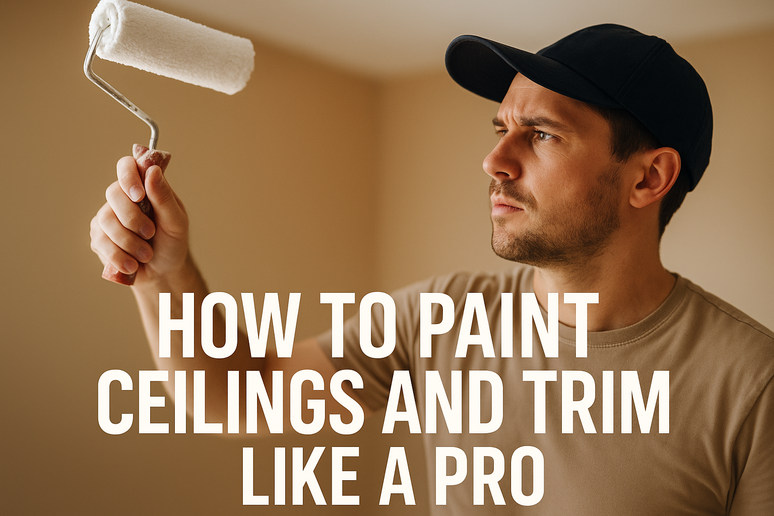 How to Paint Ceilings and Trim Like a Pro
