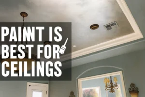Paint Is Best for Ceilings