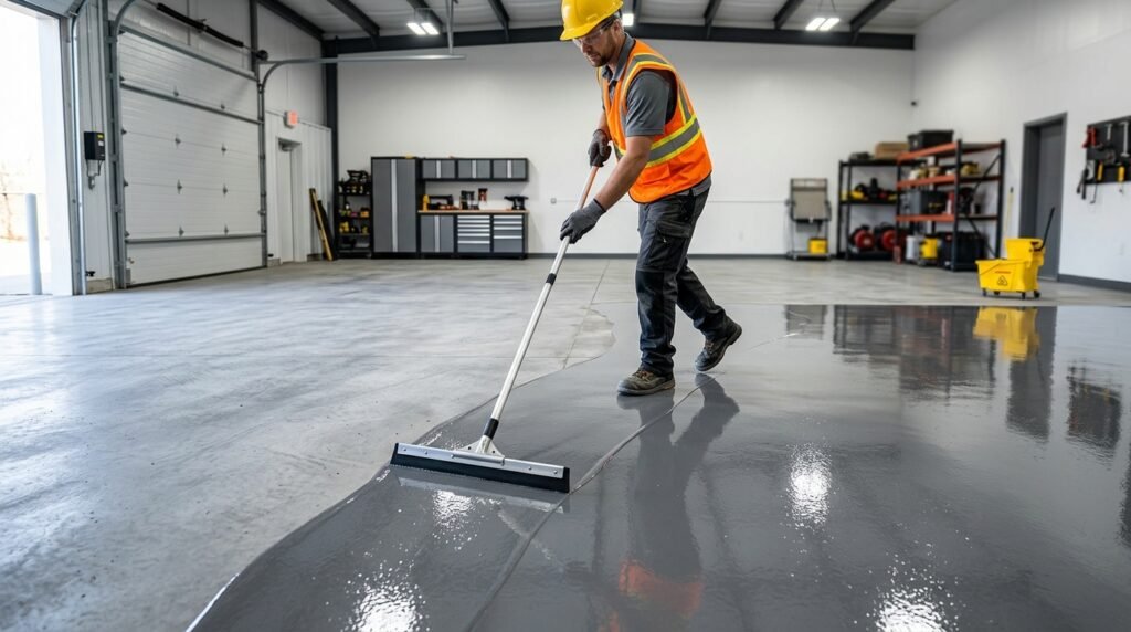 How Is an Epoxy Floor Installed?