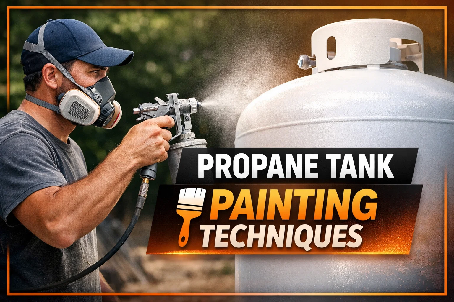 Propane Tank Painting Techniques