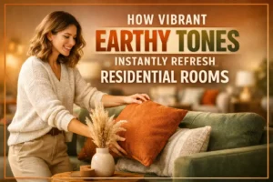 How Vibrant Earthy Tones Instantly Refresh Residential Rooms