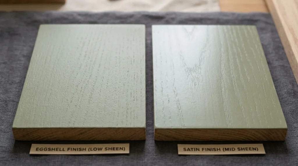 Eggshell and satin office paint finishes compared for maintenance