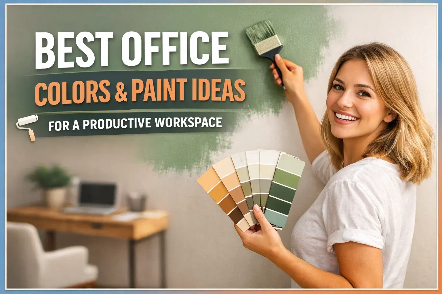Best Office Colors & Paint Ideas for a Productive Workspace