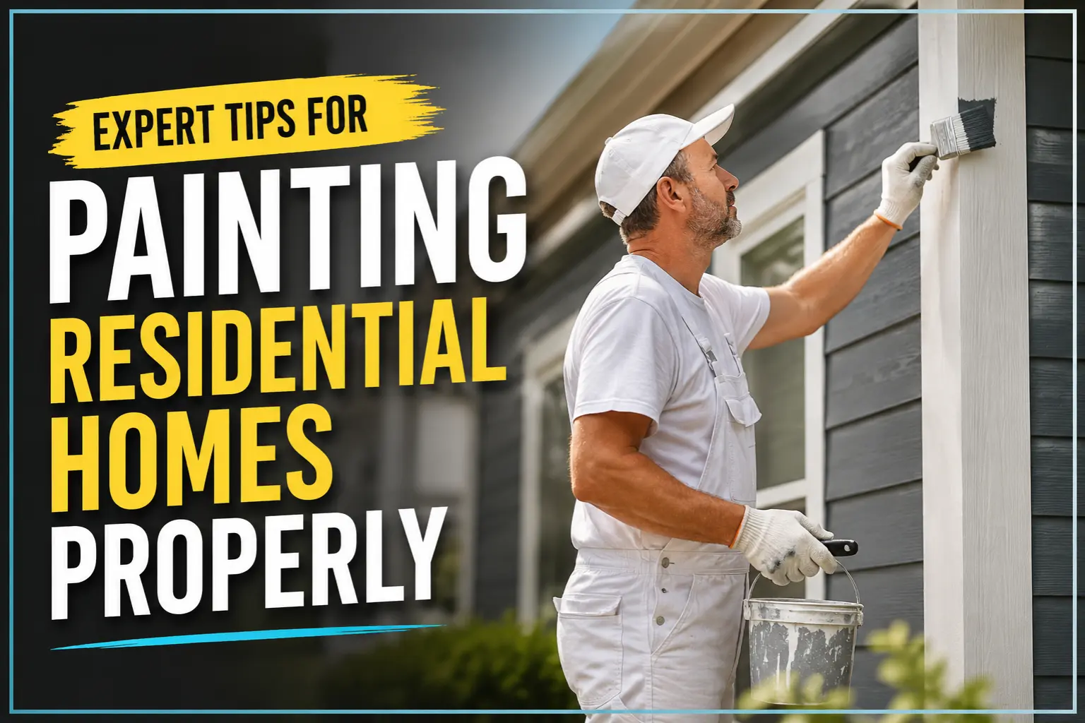 Expert Tips for Painting Residential Homes Properly