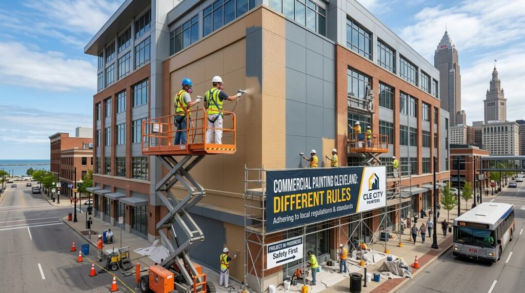 Commercial Painting Cleveland: Different Rules