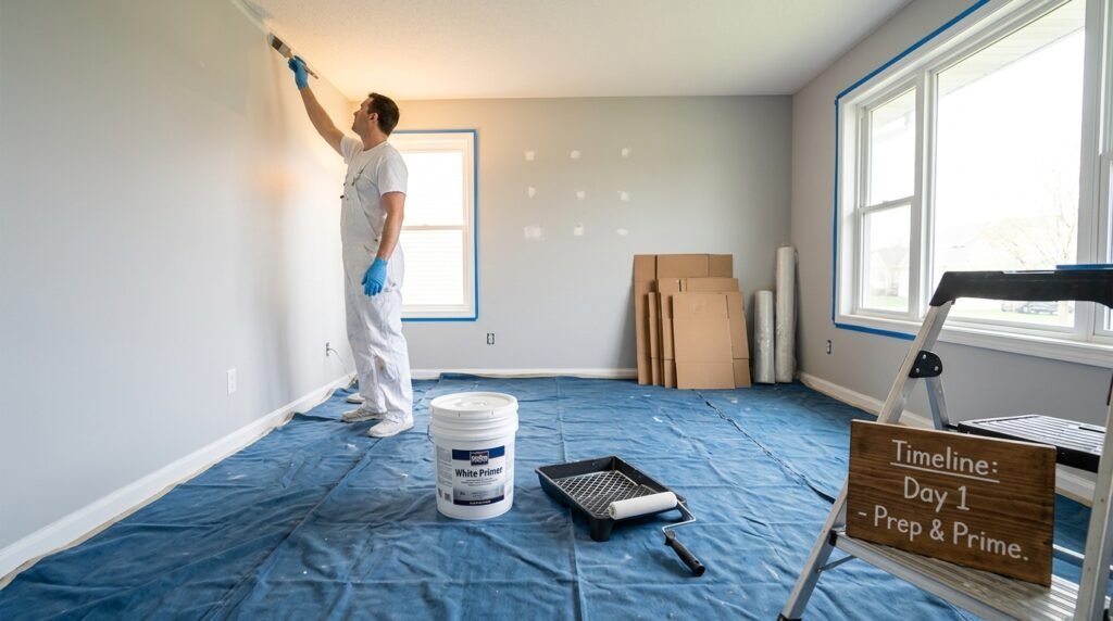 Interior Painting Timeline: How Long This Actually Takes