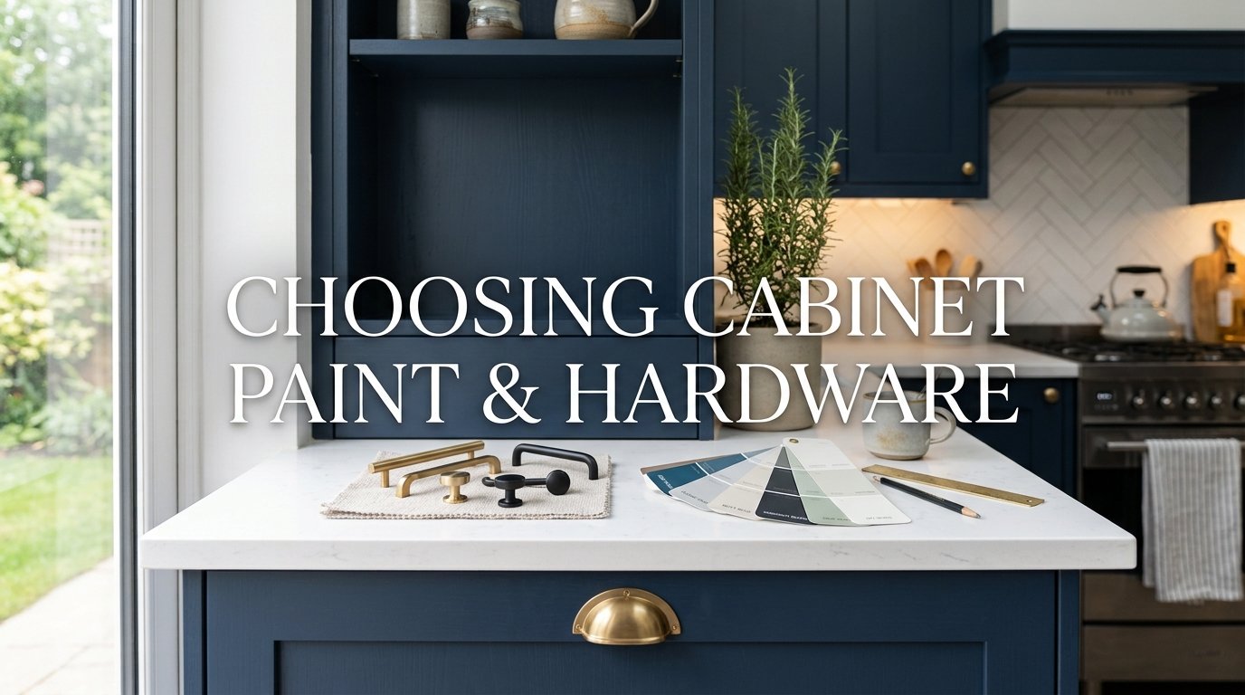 How to Choose Cabinet Paint Colors, Finishes, and Hardware