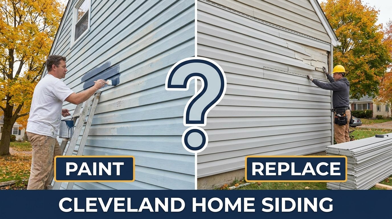 Can You Paint Vinyl Siding? Cleveland Homeowner Guide to Painting vs. Replacement
