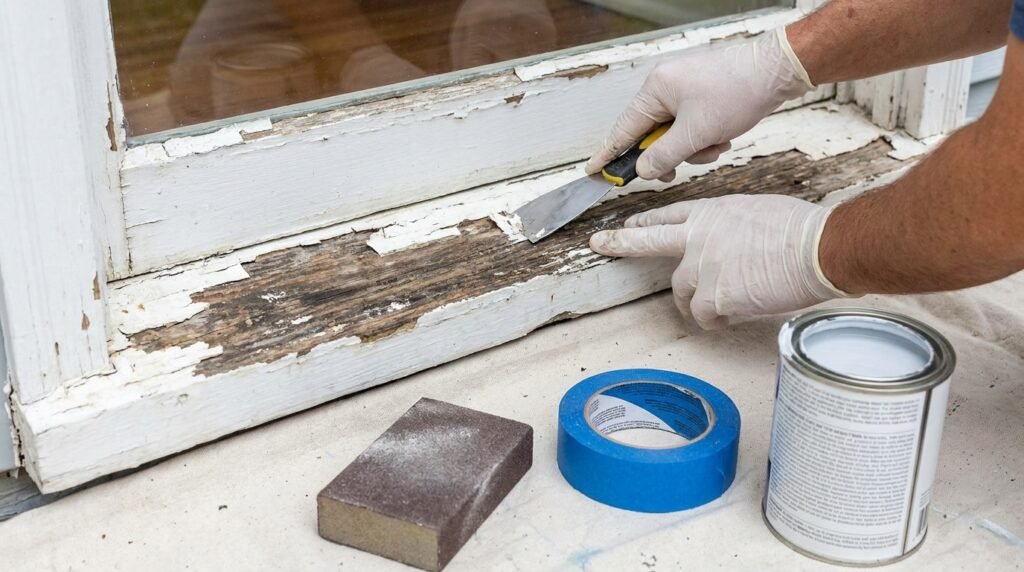 Old Wood Trim Be Prepared